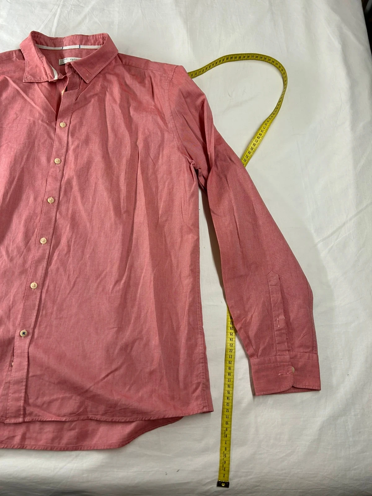 Camisa lisa rosa celio – photo 3